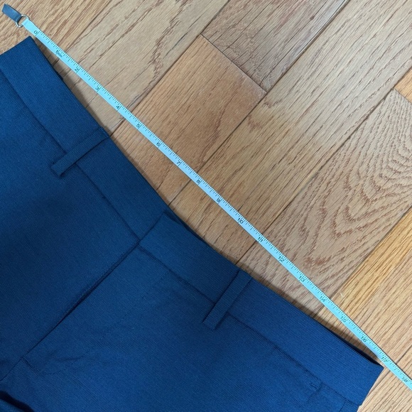 Perry Ellis Modern Fit Trousers Navy Blue Size 33x32 - Picture 7 of 7